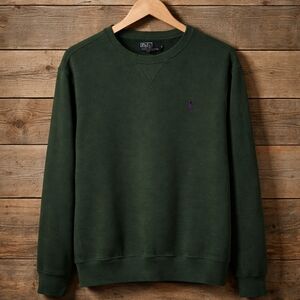 Polo by Ralph Lauren Men’s Forest Green Crewneck Sweatshirt